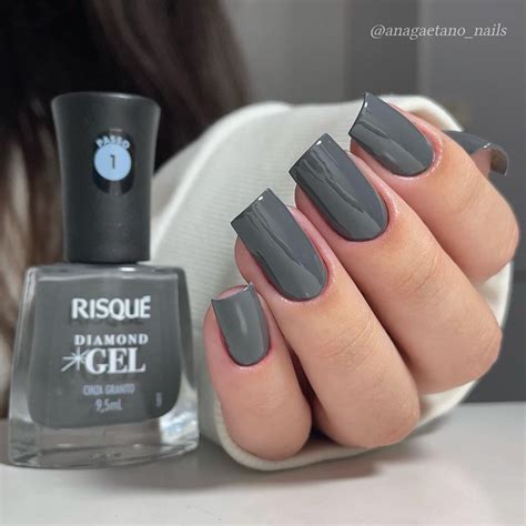 risque cinza granito unhas cintilantes unhas sofisticadas unhas