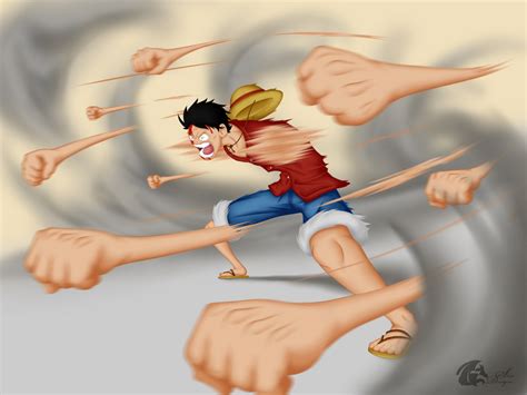 luffy gear  jet pistol  piece luffy gear