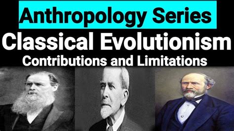 anthropological theories part  classical evolutionism   tylor