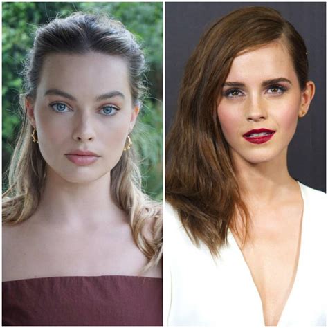 Margot Robbie or Emma Watson: Who do you wanna give you a blowjob and
