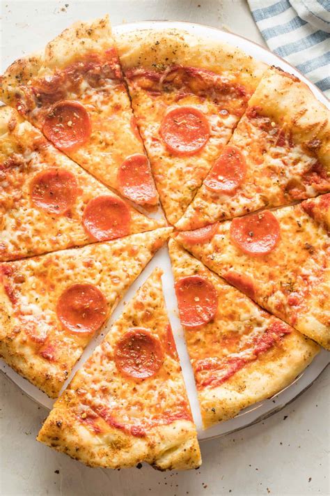 The Best Homemade Pepperoni Pizza - Grandbaby Cakes