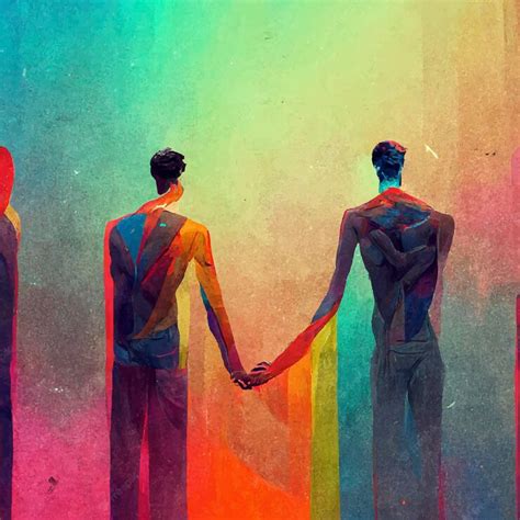 premium photo gay pride beautiful animated illustration pride march