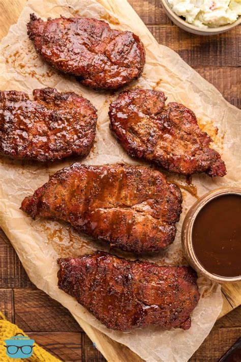 Smoked Pork Steaks - The Country Cook