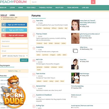 PeachyForum & 24+ Porn Forums Like Peachyforum.com