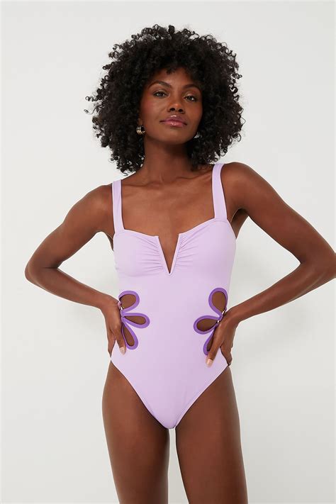 Lilac and Plum Flora One Piece | Follow Suit