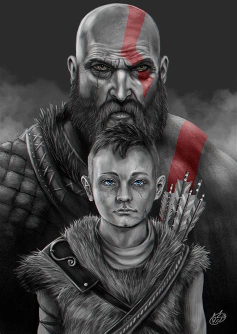 Kratos and Son by AlbertoOrso | Kratos god of war, God of war, God of ...