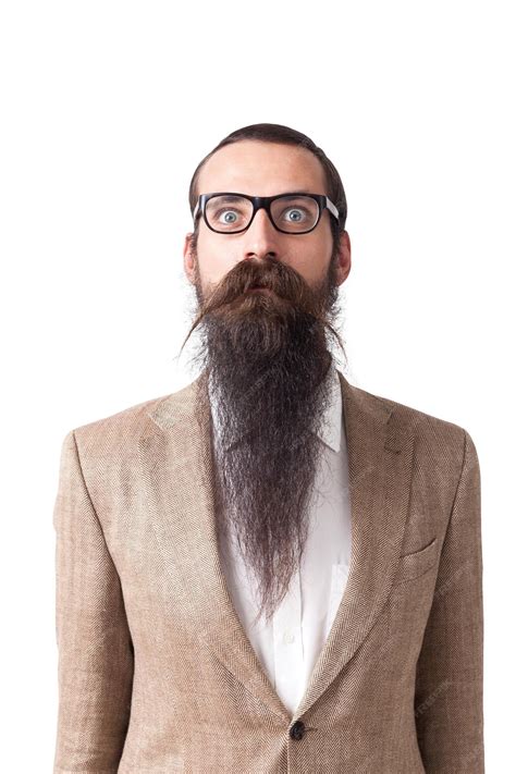 Premium Photo | Baffled man against white background