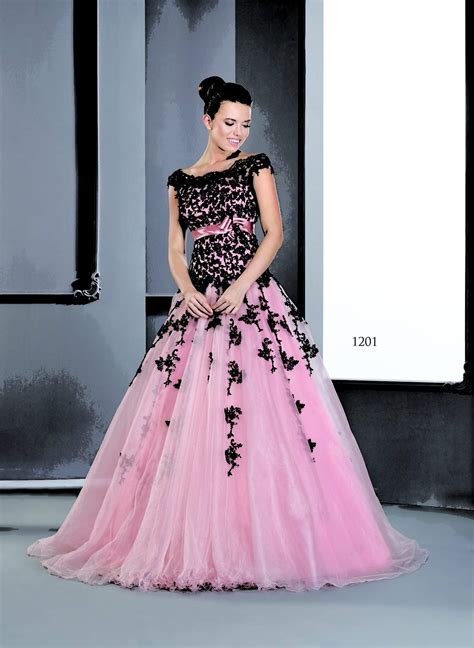 Pink Cap Sleeve Ball Gowns w/ Lace - Darius Cordell Fashion Ltd