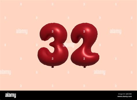 Number 32 Clipart