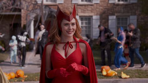 WandaVision Scarlet Witch 4K Ultra HD Wallpaper: Iconic TV Show Moment