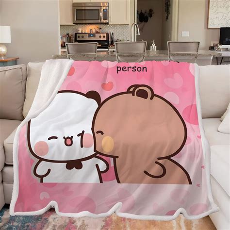 Cute Bubu and Dudu Blanket Lovely Bubu Dudu Throw Blanket Print for ...