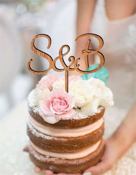 Wedding Cake Topper Initials Cake Topper Letters Cake - Etsy