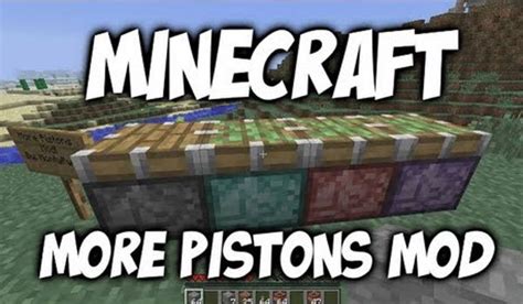 More Pistons Mod for Minecraft 1.7.10 | MineCraftings