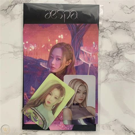 AESPA GISELLE Black Mamba Holo Lenticular Standee Set | #3901668943