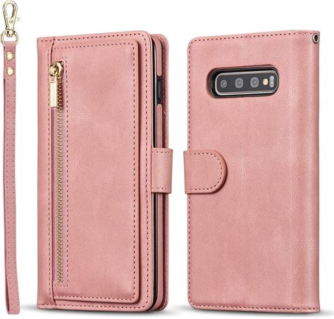QLTYPRI Hülle für Samsung Galaxy S10, Premium Leder Handyhülle mit ...