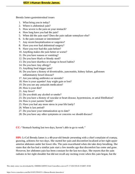 6531 i-Human Brenda James.docx - Scholarfriends