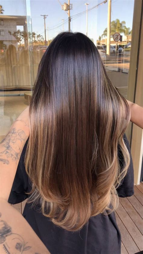 Morena Iluminada Só Nas Pontas - Luzes nas pontas do cabelo liso | Luzes so nas pontas, Moreno iluminado ...
