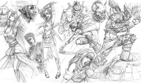 Drawing compilation spash by Timkongart on DeviantArt