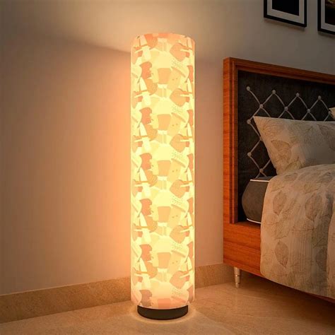 Warm Aura Long Floor Lamp - WallMantra