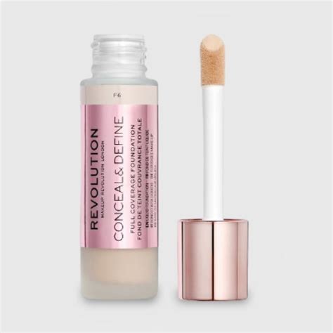 MAKEUP REVOLUTION Conceal & Define Foundation #F6 23 ML.