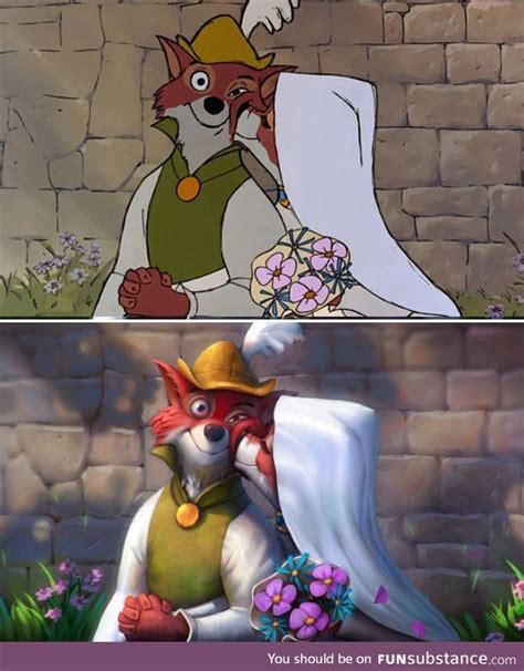 Painting over classic disney movie stills - FunSubstance