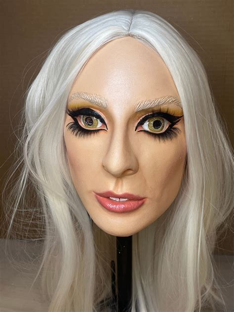 Lady Gaga Latex Mask NEW DESIGN - Etsy