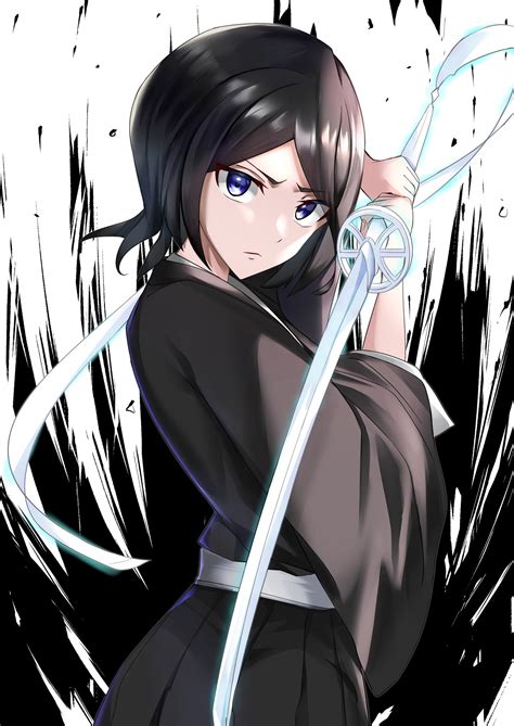 kuchiki rukia (bleach) drawn by maya_nishino | Danbooru