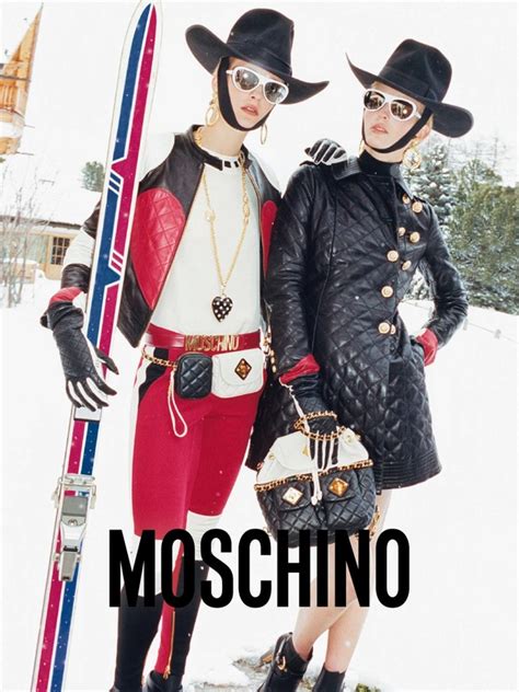 Ophelie Rupp & Ymre Stiekema Hit the Slopes for Moschino's Fall 2012 ...