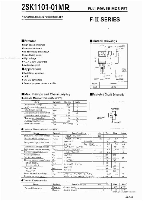 K1101_261383.PDF Datasheet Download --- IC-ON-LINE