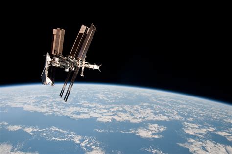 space station  earth nasa international space statio flickr