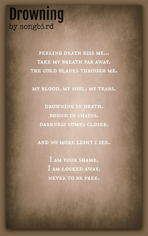 Drowning-songbird | Abuse Poems