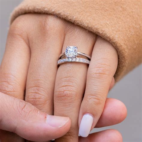 square cut diamond engagement ring 1