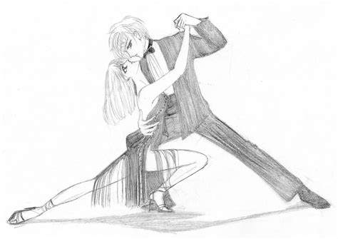 Couple Dancing Drawing at PaintingValley.com | Explore collection of ...