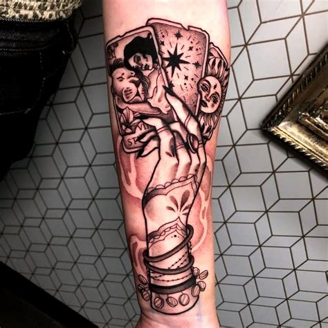 tarot card tattoo sleeve - In The Limelight E-Zine Bildergalerie