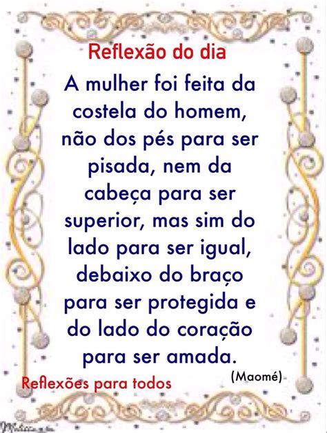 Texto Reflexivo Sobre A Mulher - Acesse Reflexões Para a Mulher, (clique na imagem). | Reflexão do dia ...