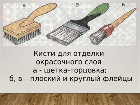 Основы технологии малярных работ
