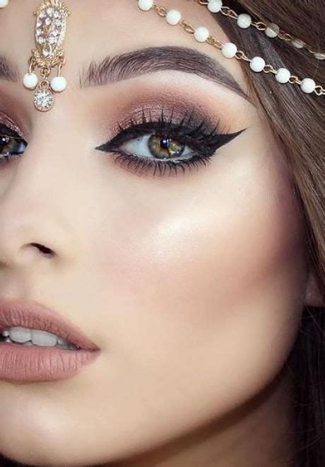 Arabic Makeup Look 12 Indian Wedding Makeup, Wedding Eye Makeup ...