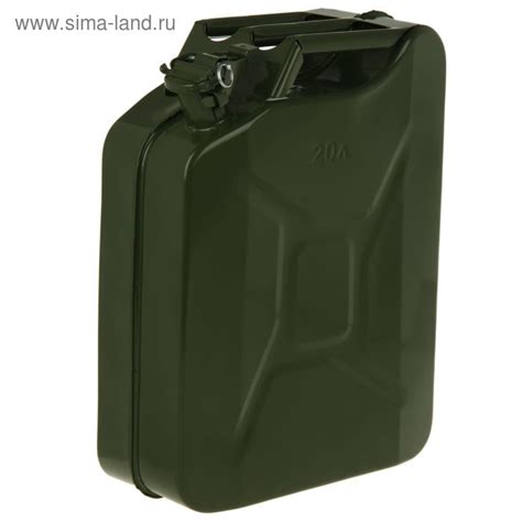 Канистра для бензина, 20 л, металлическая, со стопорным шплинтом ...