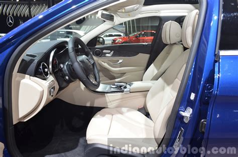 Mercedes C200 L 4Matic Sport interior at 2015 Shanghai Auto Show