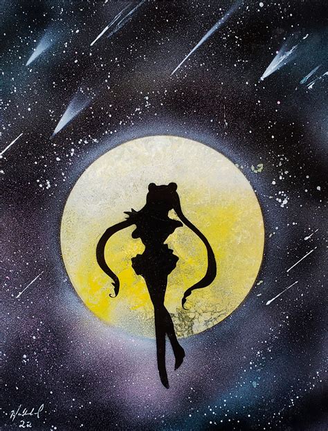 Usagi Tsukino, aka Sailor Moon - Steel City Spray Art