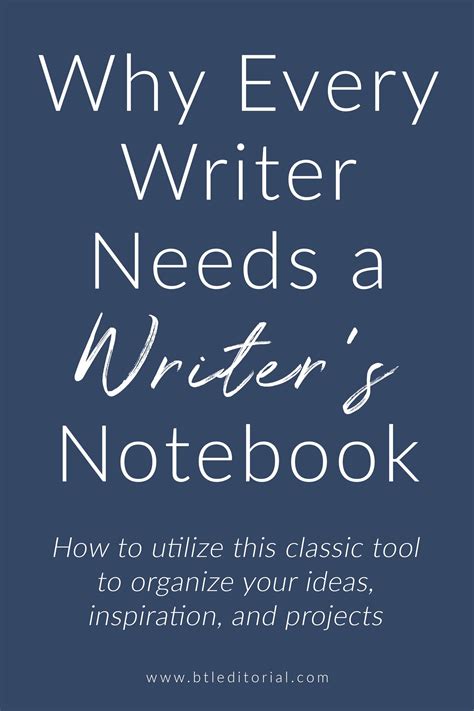 Why Every Writer Needs a Writer's Notebook - Between the Lines