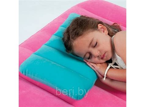 INTEX 68676 Надувная детская подушка "Kids" (43х28х9 см), 3 цвета ...