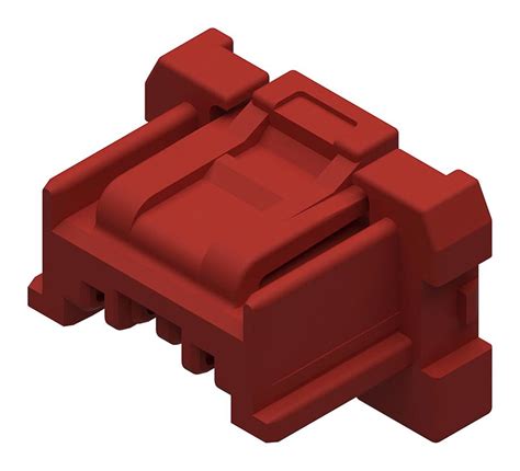 201647-2042 - Molex - SPOT-ON 1.5 W/B SINGLE REC HSG RED 4P