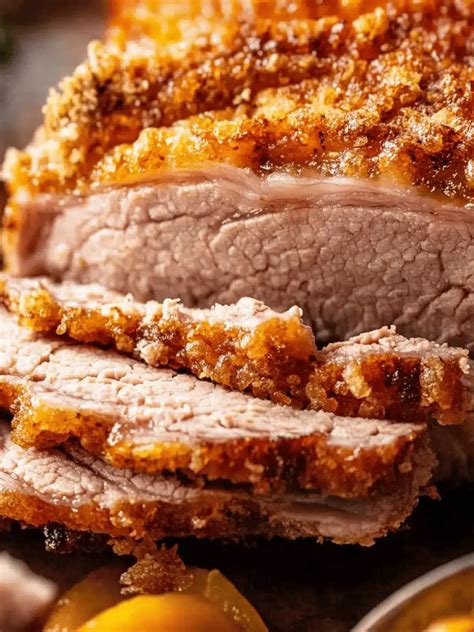 ultimate pork roast  crispy crackling deliciously perfect
