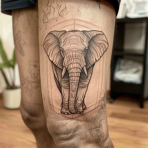 Abstract Elephant Tattoo Ideas - Tattoo Build