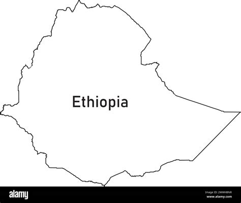 Ethiopia map Cut Out Stock Images & Pictures - Alamy