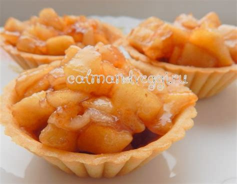 Тарталетки с яблоками | Вкусный рецепт с пошаговыми фото