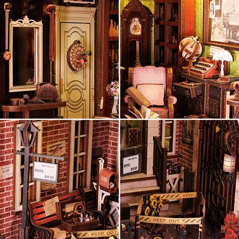 Rose Detective Agency DIY Book Nook Shelf Insert – Fifijoy