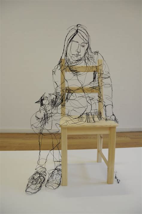images  david oliveira  pinterest wire sculptures