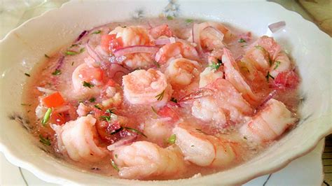 Ceviche Ecuatoriano Receta